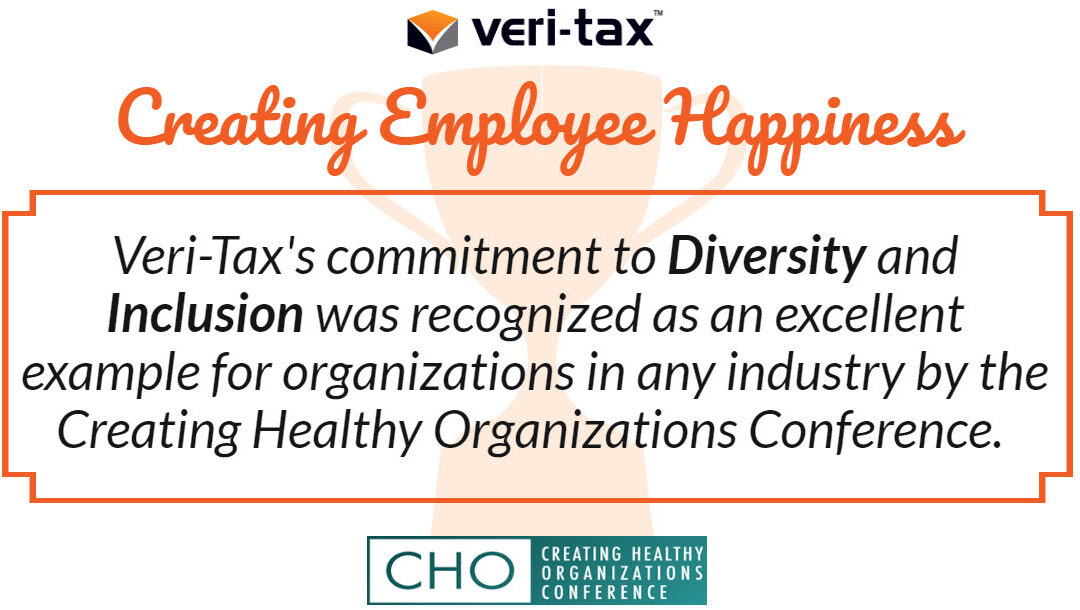 Veri-Tax Awarded Best Practitioner Presentation at the Creating Healthy Organizations Conference