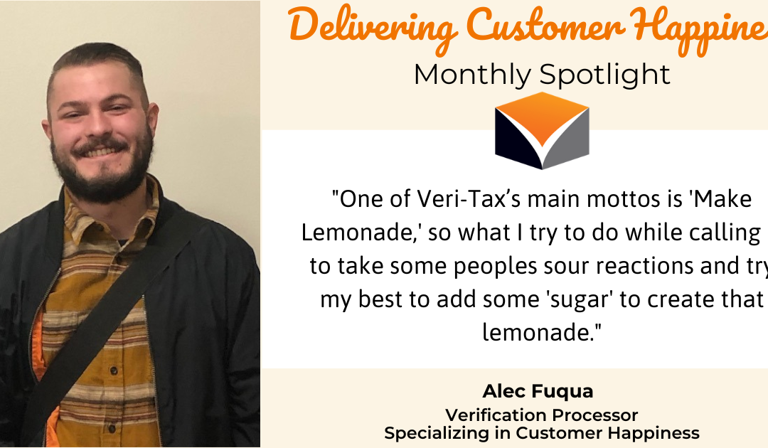 Delivering Customer Happiness Monthly Spotlight – featuring Alec Fuqua!