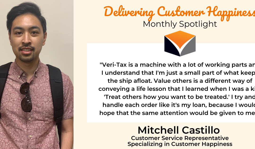 Delivering Customer Happiness Spotlight – featuring Mitchell Castillo!