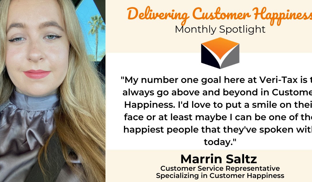Marrin Saltz - Delivering Customer Happiness Spotlight