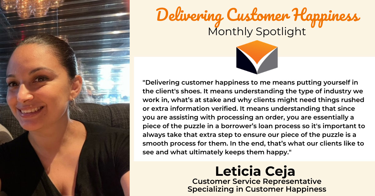 VOE Customer Service Leticia Ceja | Veri-tax