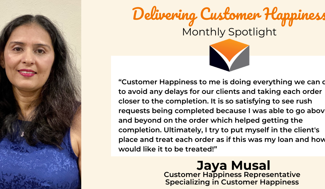 Delivering Customer Happiness Spotlight – Jaya Musal